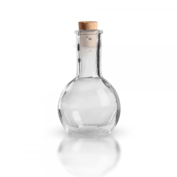 Glasflasche / Korkenflasche Tulip 200 ml