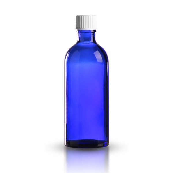 Tropfflasche blau 100ml + Tropfverschluss