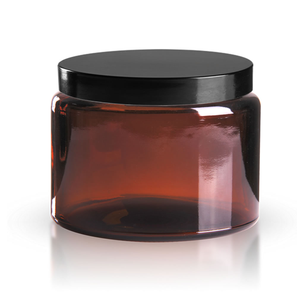 Brauner Glastiegel + Deckel 500 ml | GT Good(s)Trade GmbH