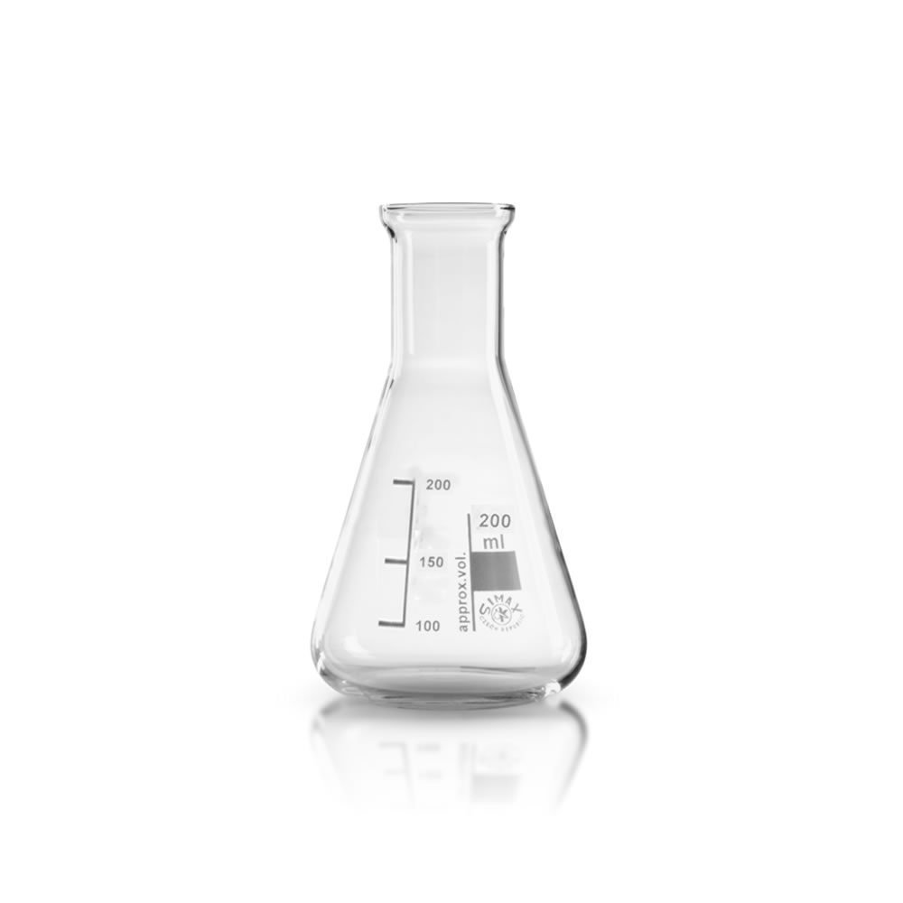 Produktbild von 500 Ml Klare Plastik-Erlenmeyerkolben-Flasche – Laborchemikalien-Vorratsflasche Mit Skala