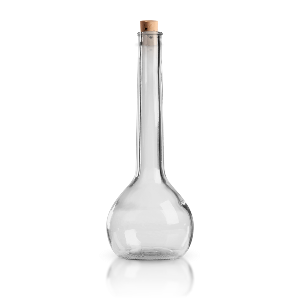 Glasflasche / Korkenflasche Tulip 500 ml