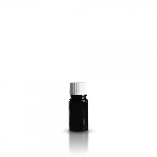 Violettglas Tropffläschchen 5ml + Spezialverschluss