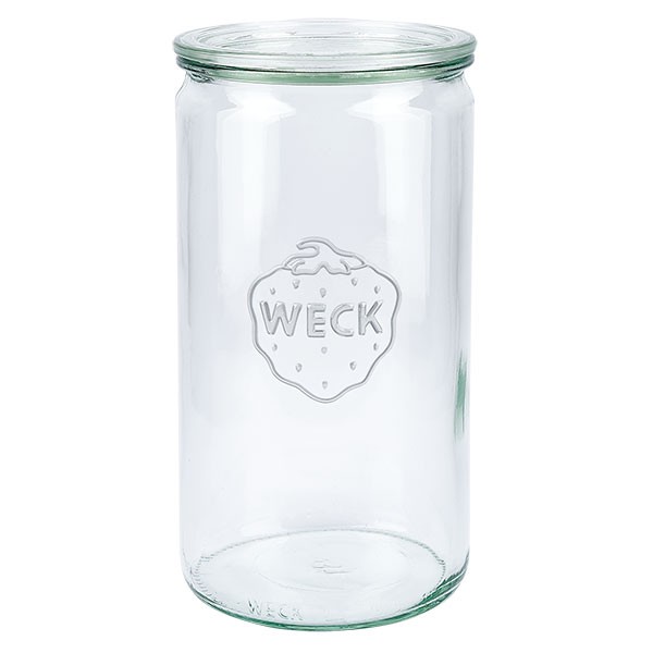Weckglas - Zylinderglas Unterteil 1590ml + Deckel