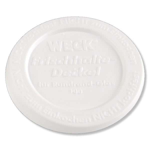 Frischhaltedeckel Weckglas 109 Mm 10 Frischhaltedeckel Aus Kunststoff – Ø 10,9 Cm, Passend Für Weckgläser Mit Rundrand 100, BPA-frei