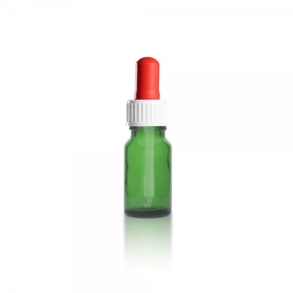 Grüne Pipettenflasche 10ml