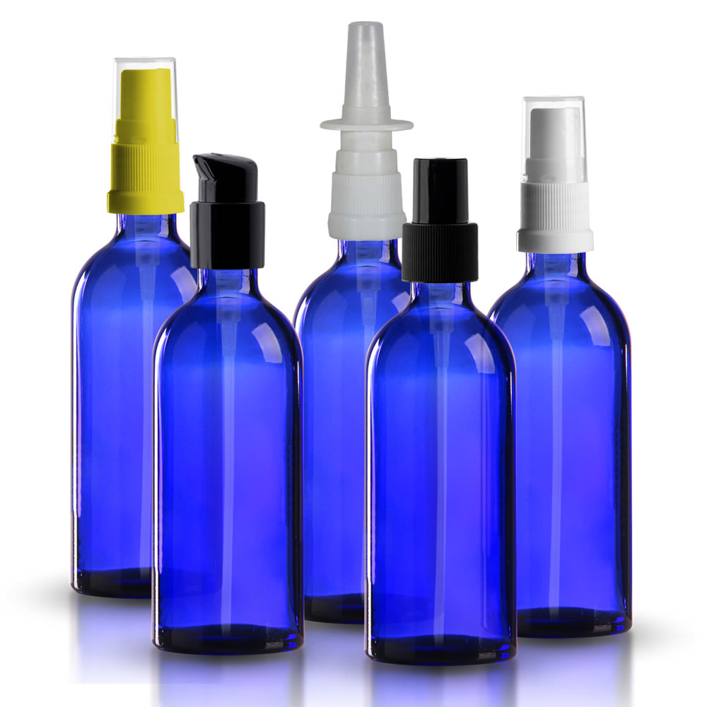 Pumpflaschen in verschiedenen Farben | www.glas-kunststoff.de