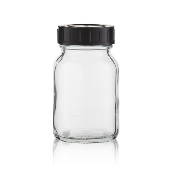Weithalsflasche Klarglas + Deckel 250ml | GT Good(s)Trade GmbH