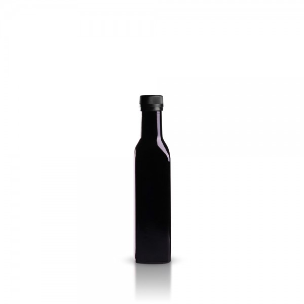 Eckige 250 ml Ölflasche aus Violettglas 