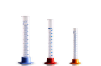 Geesatis 50ml Messzylinder Aus Kunststoff - 10 Stück Laborzylinder Set