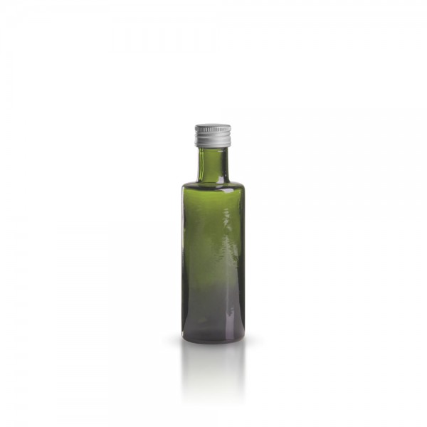 Glasflasche / Ölflasche rund 100ml grün