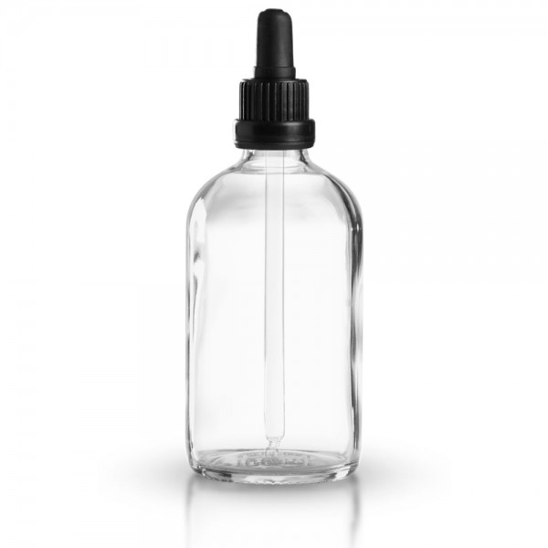 Klarglas Pipettenflasche 100ml